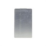 Brushed Aluminum End Cap, 2.50