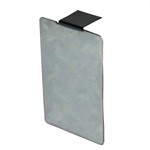 Brushed Aluminum End Cap, 2.50