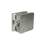 Lavi Square Stainless Steel Round Post Mount Glass Clip