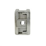 Lavi Rounded Stainless Steel Blade Post Mount Glass Clip for 1/2