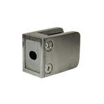 Lavi Square Stainless Steel Flat Post Mount Glass Clip