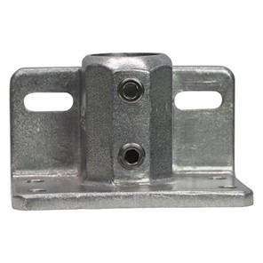 Kee Lite Cast Aluminum Flange for 1-1/4 Inch Pipe, Kickplate Type, Slip-On