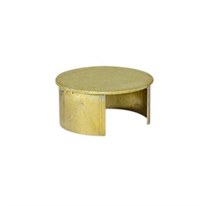Brushed Brass Drive-On End Cap for 2