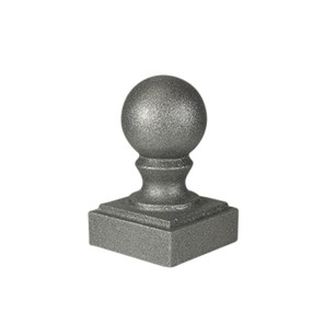 Cast Iron Ball Post Cap for 2