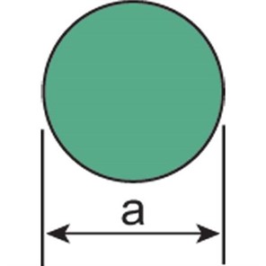 Aluminum Round Bar with 1/2