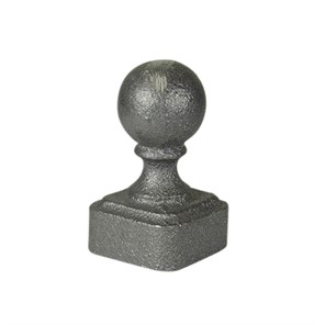 Cast Iron Ball Post Cap for 1