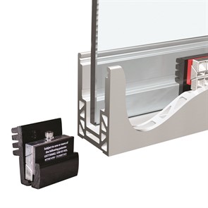 PanelGrip® Glass Mount 10' Shoe Mechanism Kit, 0.496-0.550 Inch Thick Glass