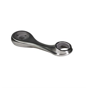 Brushed Stainless Steel One Point Spider with 100mm Center to Center, 90<span>°</span>