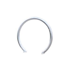 Three Loop BikeRail™ Arc Circular Bike Rack, Rail Mount