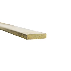 Bronze Extruded Rectangular Bar, 1/4