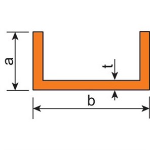 Bronze Sharp Corner Channel, 1.25