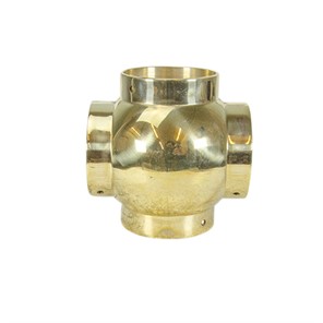 Brass Ball Style Cross, 2.00