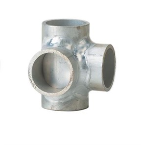 Aluminum Flush Welding Side Outlet Tee for 1.50