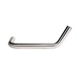 Aluminum Bent 33<span>°</span> Left Hand Rail End with 1.25