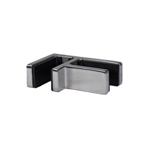 2205 Stainless Steel 90 Degree Glass Stiffener for 16.76 to 19mm Glass