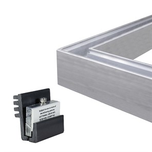 PanelGrip® 90 Degree Corner Glass Shoe Mechanism Kit, Glass 0.569 - 0.638 In