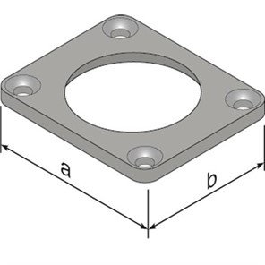 Ultra-tec® Steel Mounting Plate for 1-1/2