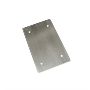 ENDURALL® Type 316 Single Gang Electrical Junction Box Plate Cover