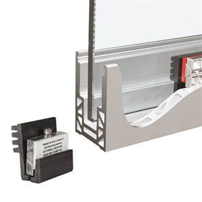 PanelGrip® Glass Mount 10' Shoe Mechanism Kit, 0.569-0.638 Inch Thick Glass