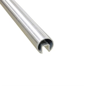 Brushed Aluminum Slotted Top Rail, 2