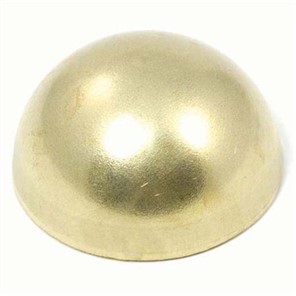 Hollow Hemisphere, Brass, 1.50