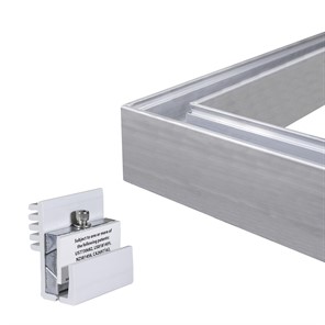 PanelGrip® 90 Degree Corner Glass Shoe Mechanism Kit, Glass 0.705 - 0.800 In