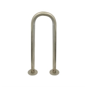 1 Loop Unpainted U-Shaped Knock-Down Bike Rack Kit, Surface Mount