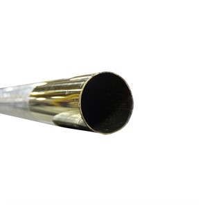Polished Brass Round Tubing, 4'