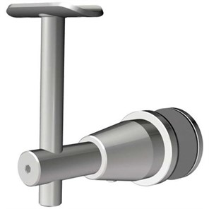 Adjustable Stainless Steel Glass Mount Handrail Bracket with 2-5/8