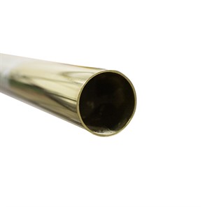 Polished Brass Round Tubing, 12'
