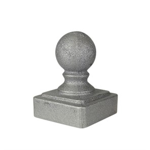 Cast Iron Ball Post Cap for 3