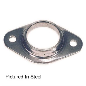 Aluminum Tapered Flat Base Flange for 1.25