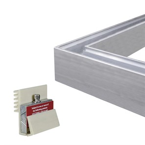 PanelGrip® 90 Degree Corner Glass Shoe Mechanism Kit, Glass 0.785 - 0.874 In