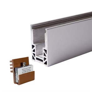 PanelGrip® Glass Mount 10' Shoe Mechanism Kit, 0.496-0.520 Inch Thick Glass