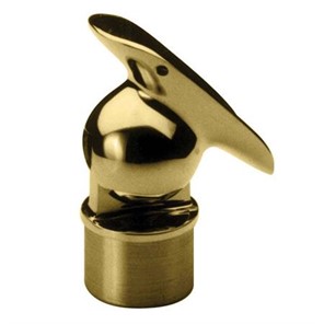 Brass Ball Style Adjustable Saddle Bracket, 2.00