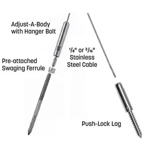 10' Ultra-tec® 300C Series Cable Assembly, 1/8