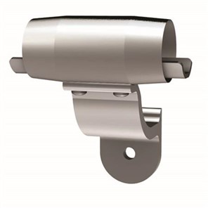 Satin Aluminum Extruded Wall Mount Slip-Fit<span>™</span> Handrail Bracket, 2-1/2