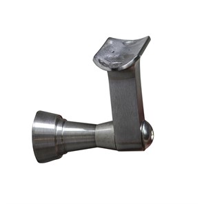 304 Satin Stainless Post Mount Handrail Bracket, 2-3/16