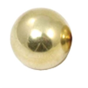 Brass Round Solid Ball, 1