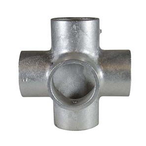 Aluminum Slip-On Side Outlet Cross, 1-1/2