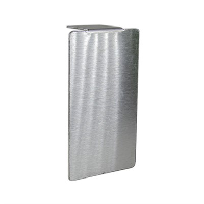 Brushed Stainless Steel End Cap, 2.50